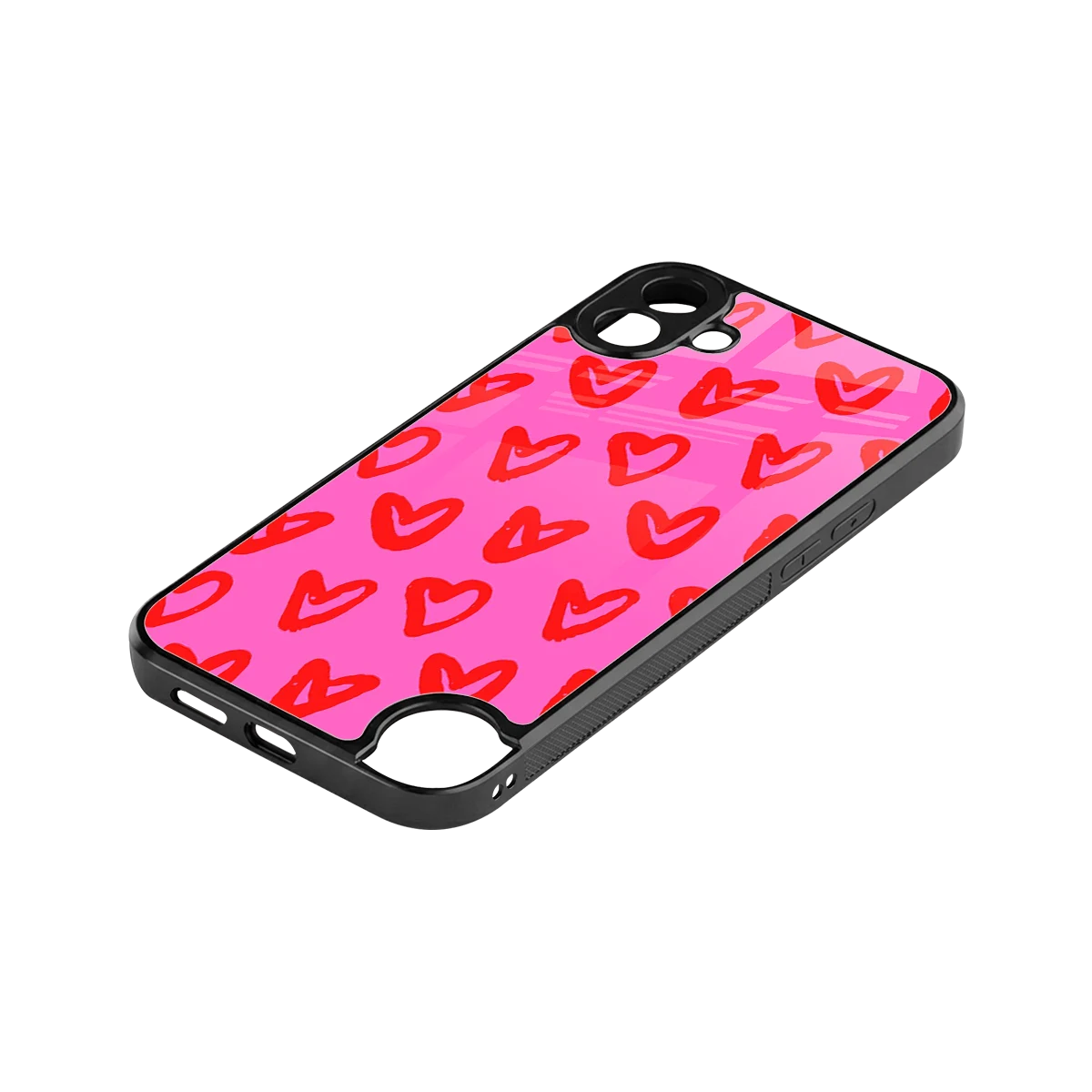 Heart Bloom stylish phone case for cmf nothing phone 1 | glossy glass and slim fit