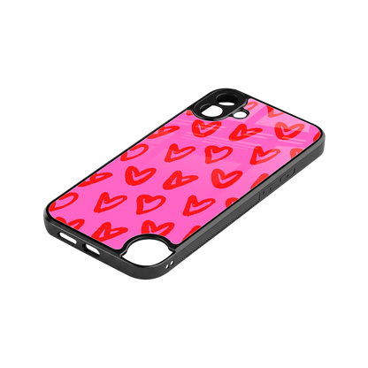 Heart Bloom stylish phone case for cmf nothing phone 1 | glossy glass and slim fit