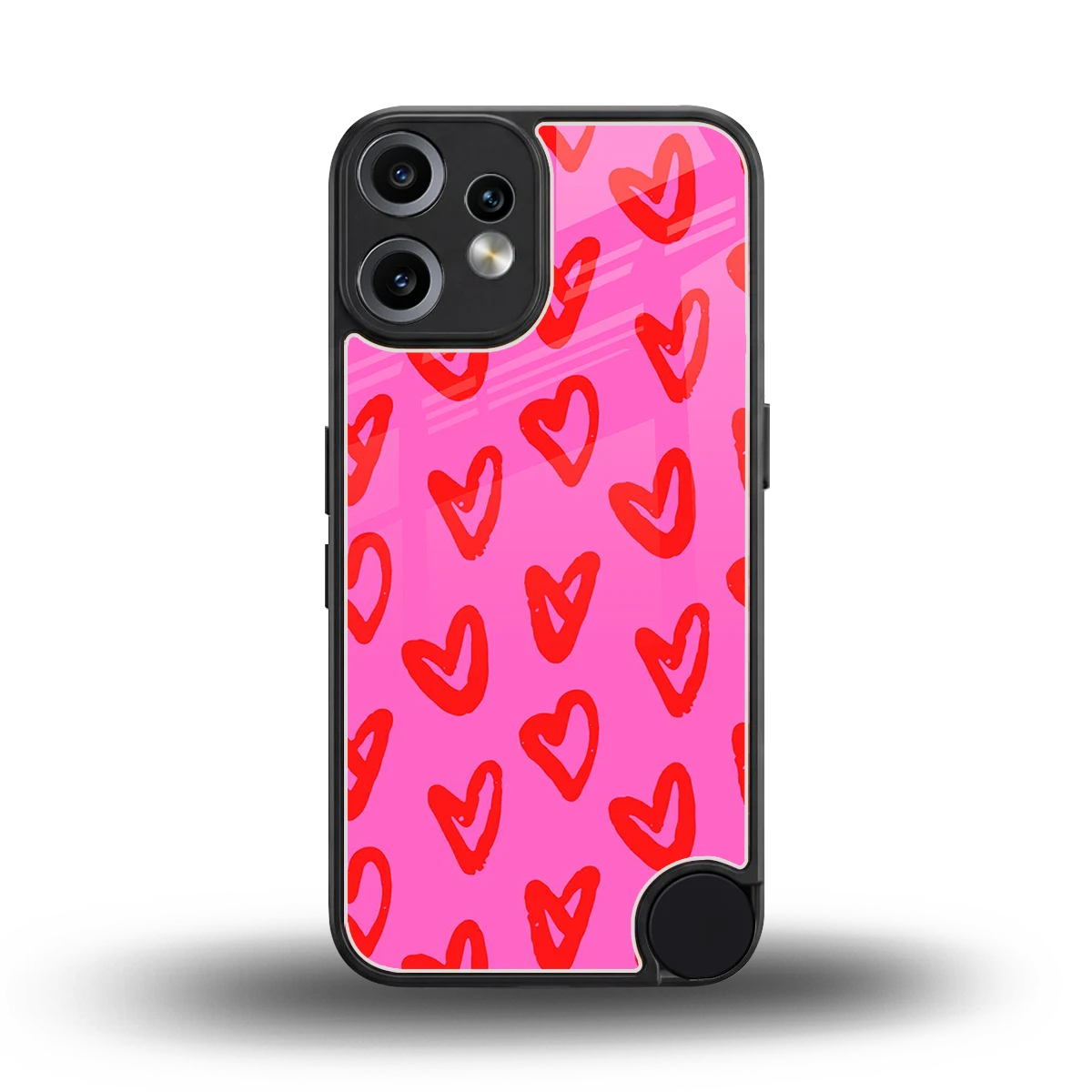 Heart Bloom back phone cover | glass case for cmf nothing phone 2 pro