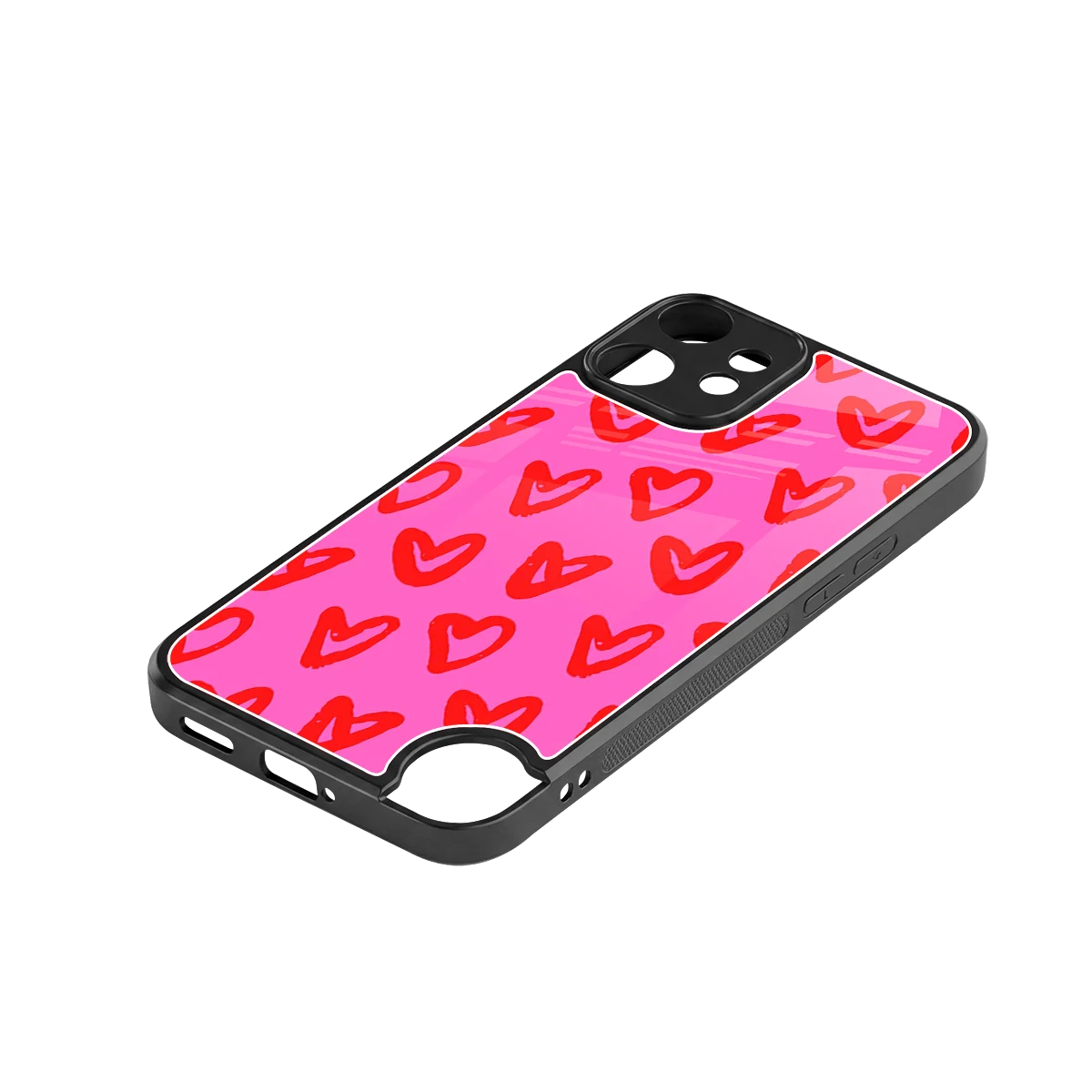 Heart Bloom stylish phone case for cmf nothing phone 2 pro | glossy glass and slim fit