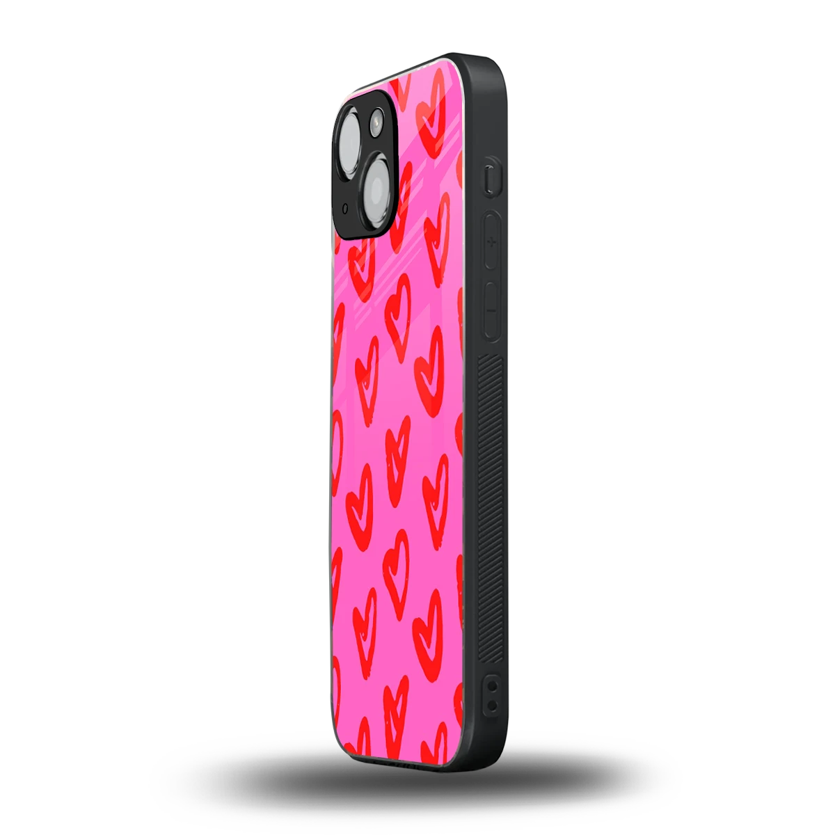 Heart Bloom iphone 13 mini mobile cover | shockproof glass phone case