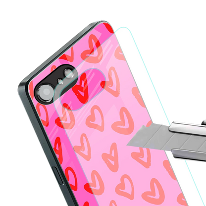 Heart Bloom stylish phone case for iphone 17e | glossy glass and slim fit