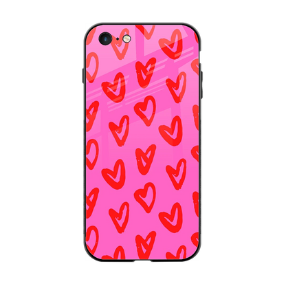 Heart Bloom back phone cover | glass case for iphone 6s plus