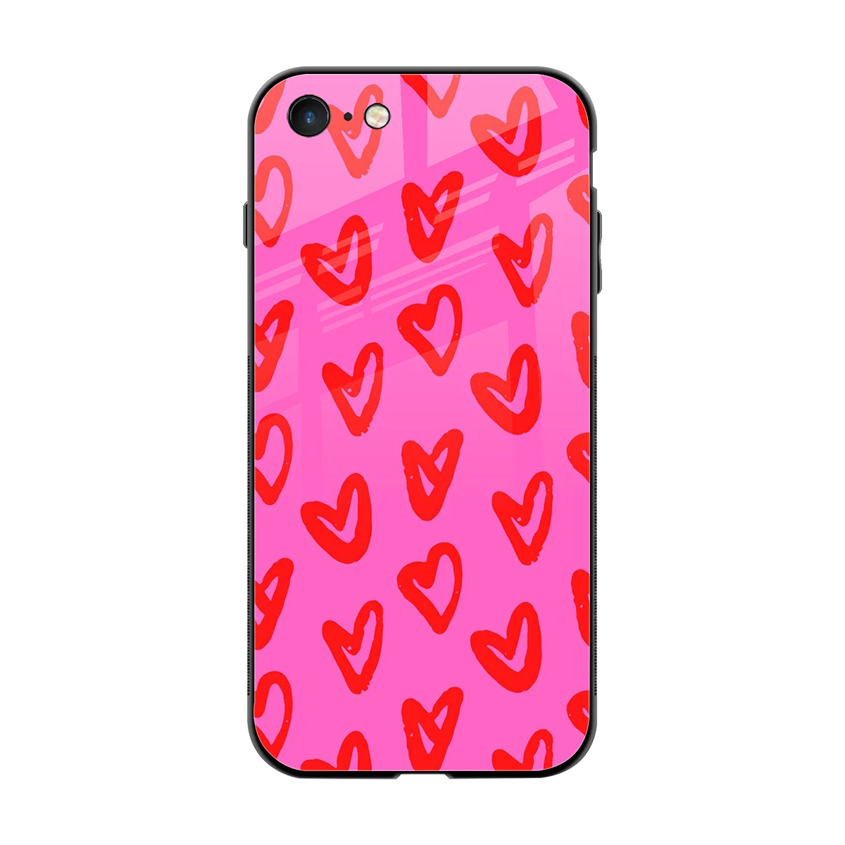 Heart Bloom back phone cover | glass case for iphone 7