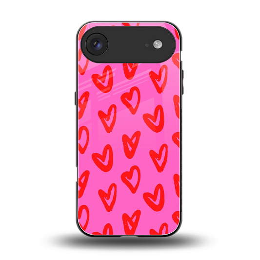 Heart Bloom back phone cover | glass case for iphone air