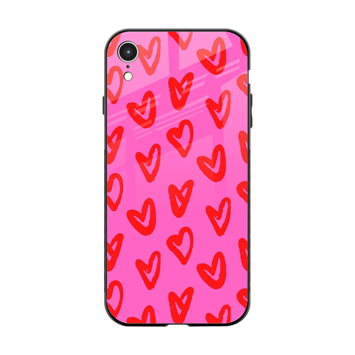 Heart Bloom back phone cover | glass case for iphone xr