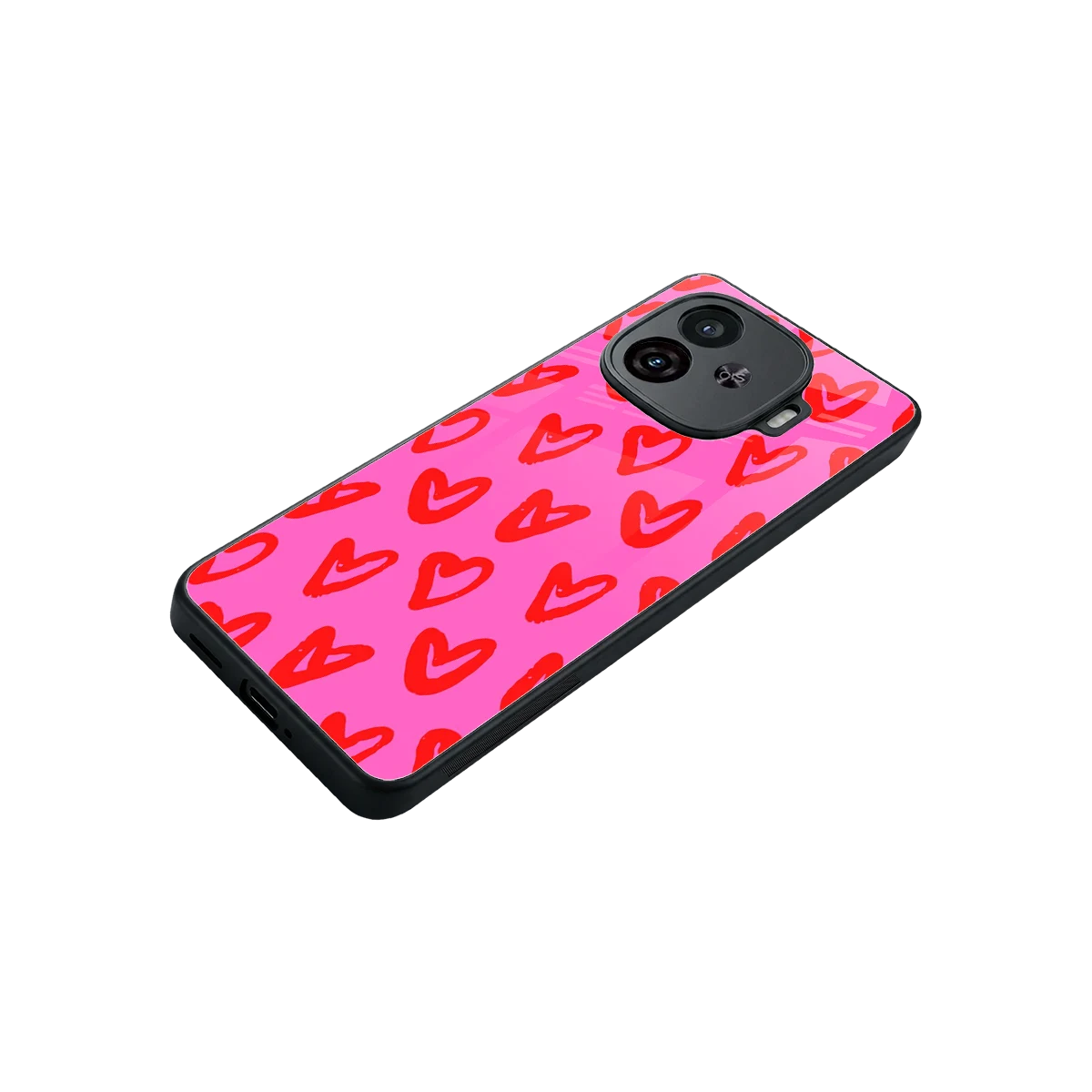 Heart Bloom stylish phone case for iqoo neo 10r 5g | glossy glass and slim fit