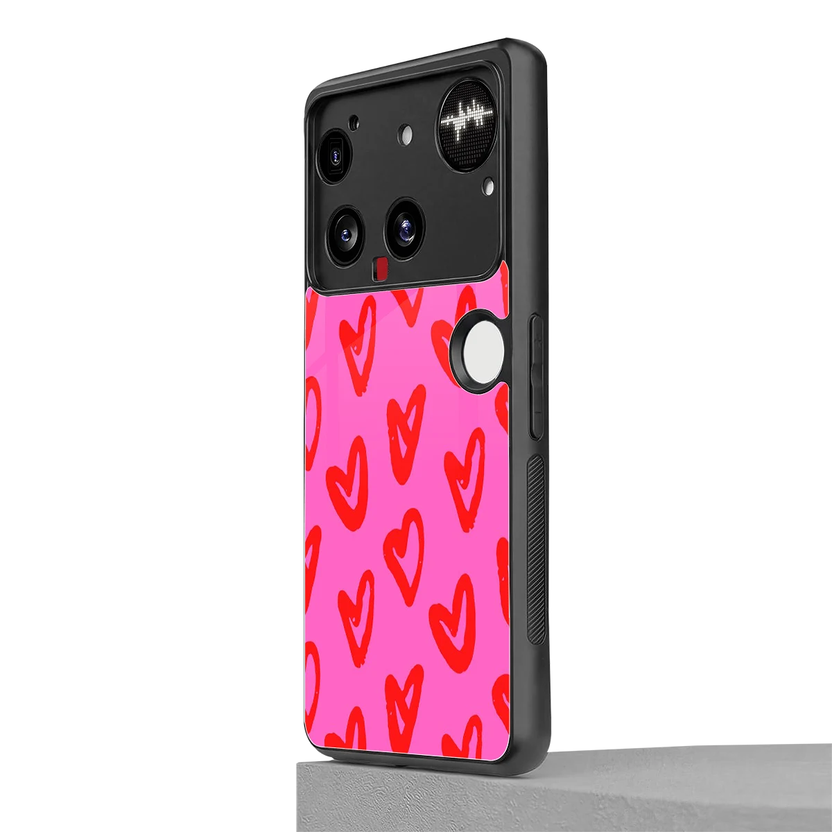 Heart Bloom nothing phone 3 mobile cover | shockproof glass phone case