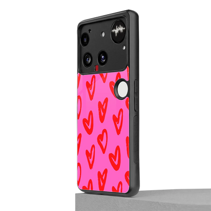 Heart Bloom nothing phone 3 mobile cover | shockproof glass phone case