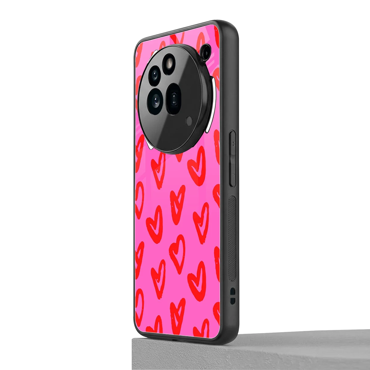 Heart Bloom nothing phone 3a pro mobile cover | shockproof glass phone case