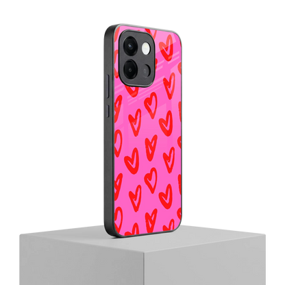 Heart Bloom oneplus 13s mobile cover | shockproof glass phone case