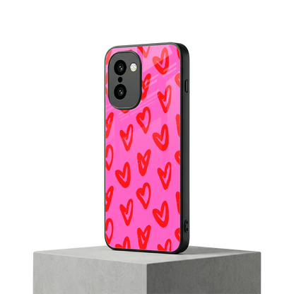 Heart Bloom oneplus 15r mobile cover | shockproof glass phone case