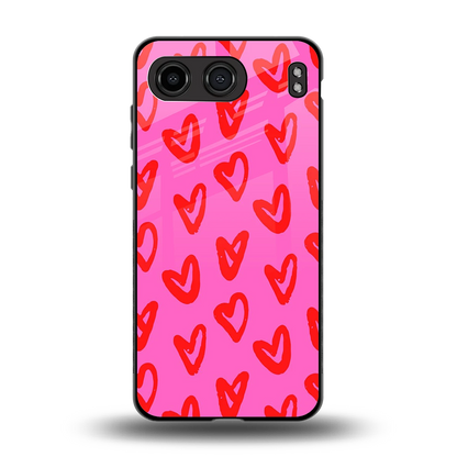 Heart Bloom back phone cover | glass case for oneplus nord 4