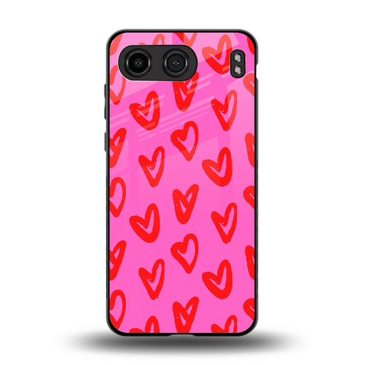 Heart Bloom back phone cover | glass case for oneplus nord 4