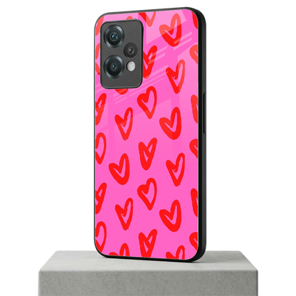 Heart Bloom oneplus nord ce 2 lite mobile cover | shockproof glass phone case