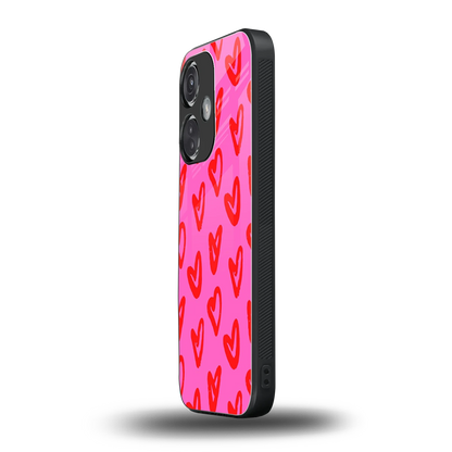 Heart Bloom oneplus nord ce 3 mobile cover | shockproof glass phone case