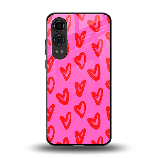 Heart Bloom back phone cover | glass case for oneplus nord ce 4 lite