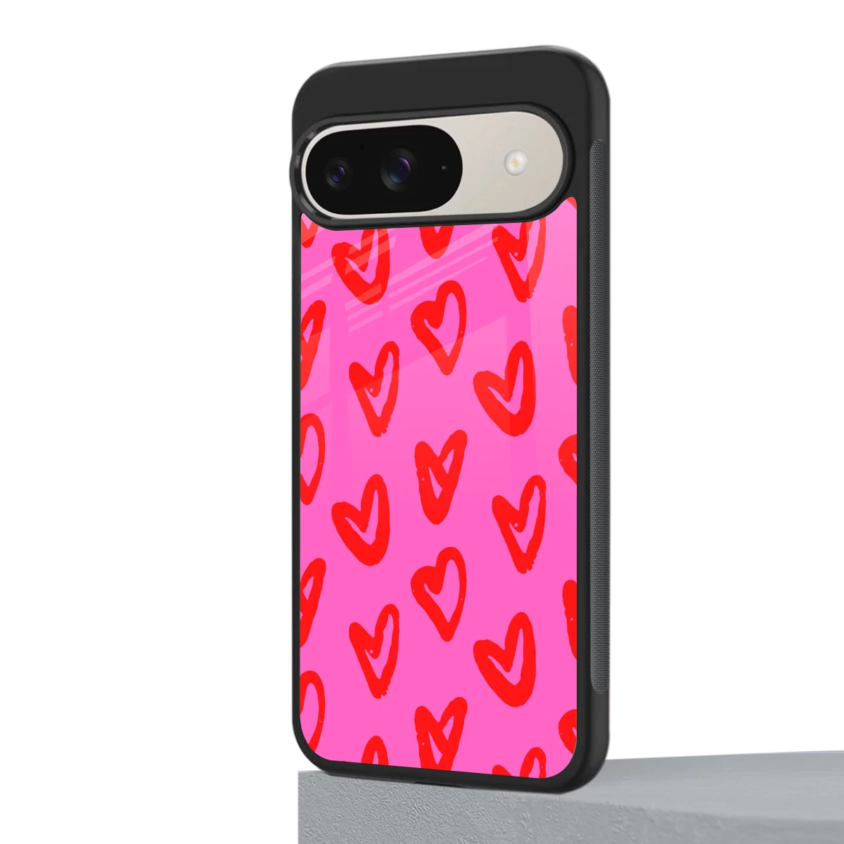 Heart Bloom google pixel 9 mobile cover | shockproof glass phone case