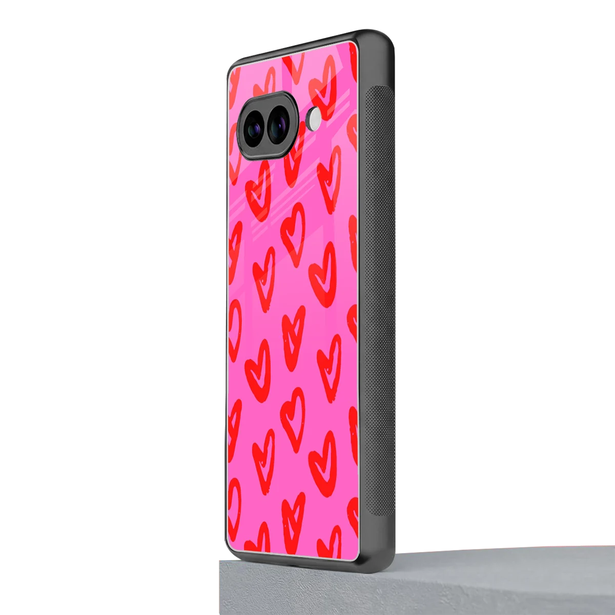 Heart Bloom google pixel 10a mobile cover | shockproof glass phone case
