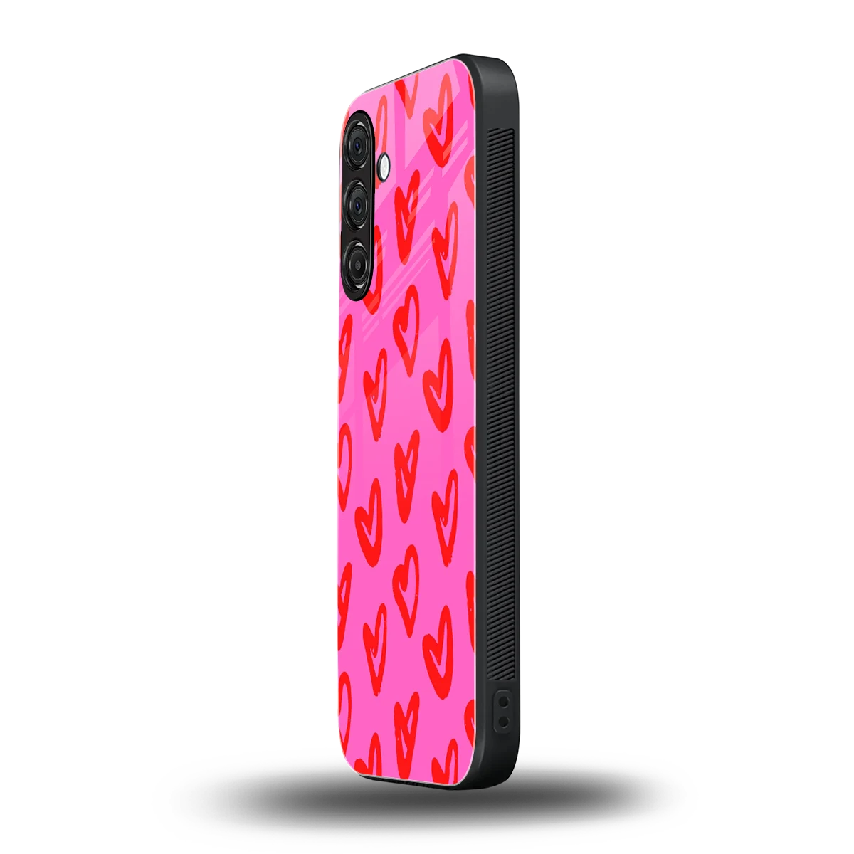 Heart Bloom samsung galaxy a55 5g mobile cover | shockproof glass phone case
