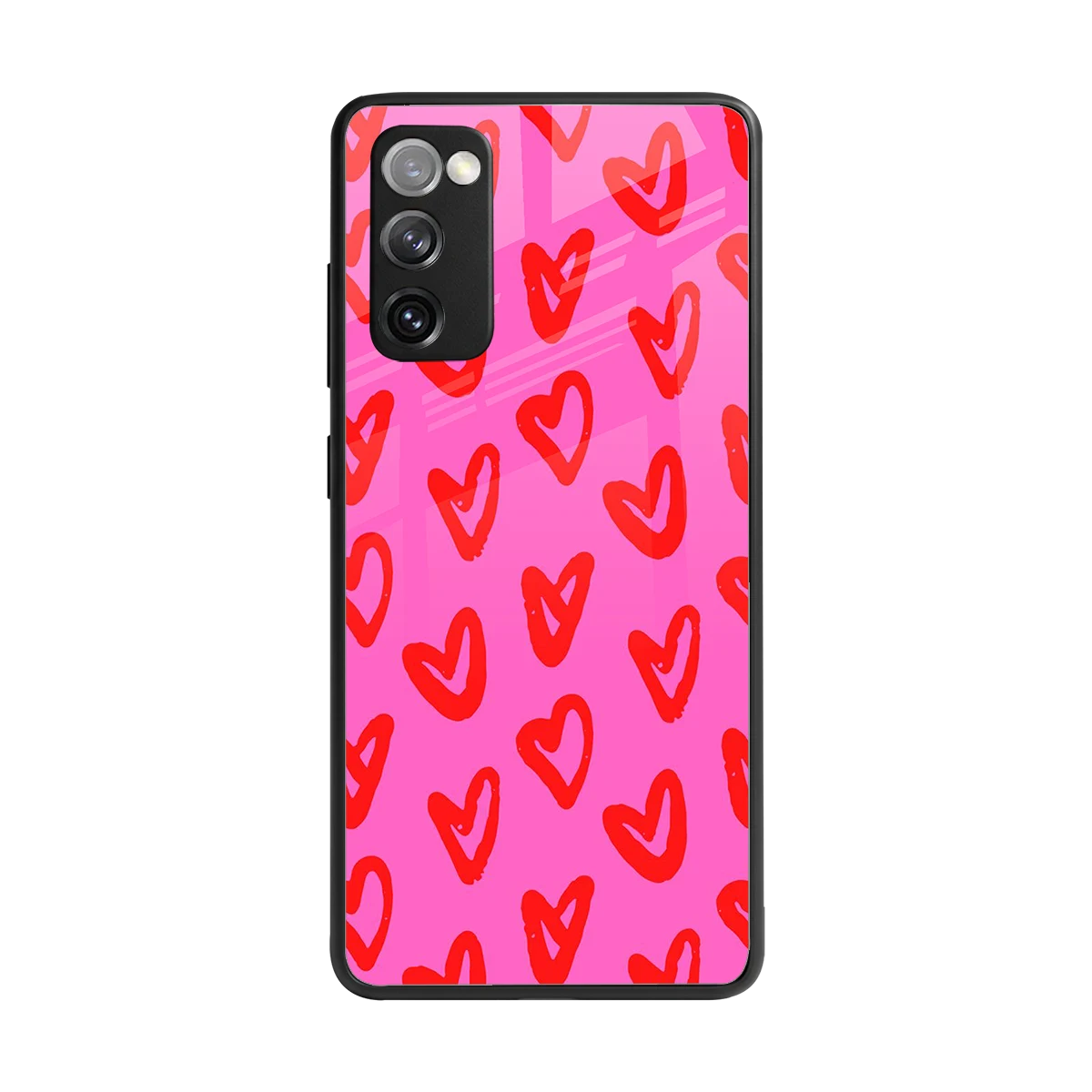 Heart Bloom back phone cover | glass case for samsung galaxy s20 fe