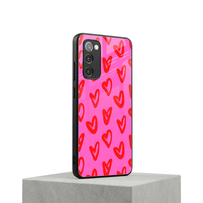Heart Bloom samsung galaxy s20 fe mobile cover | shockproof glass phone case