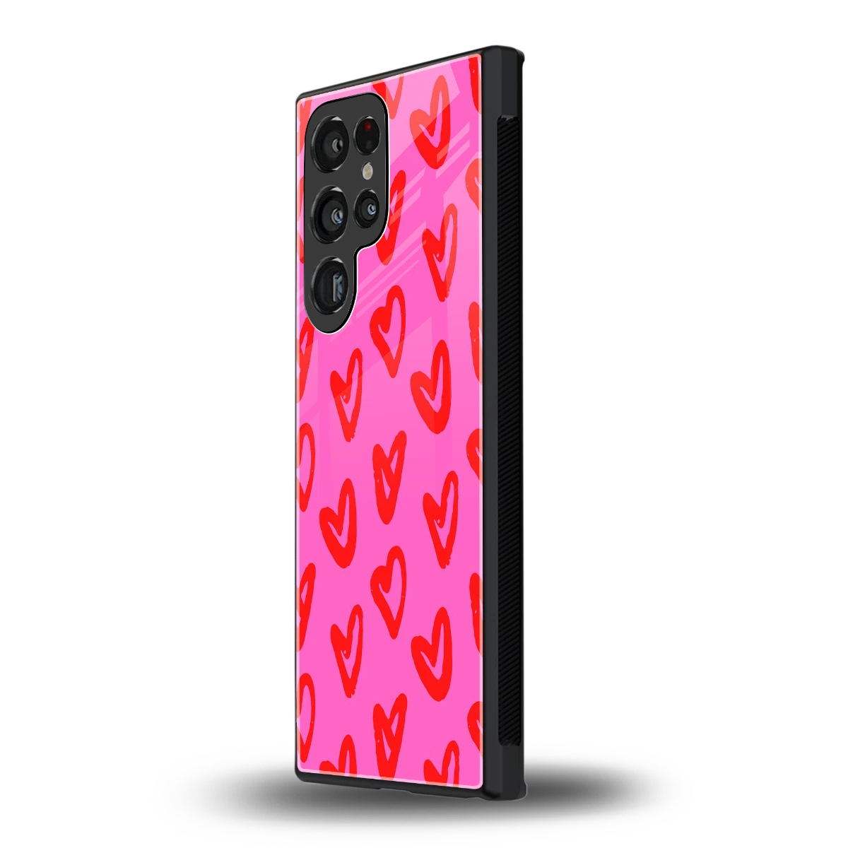 Heart Bloom samsung galaxy s24 ultra mobile cover | shockproof glass phone case