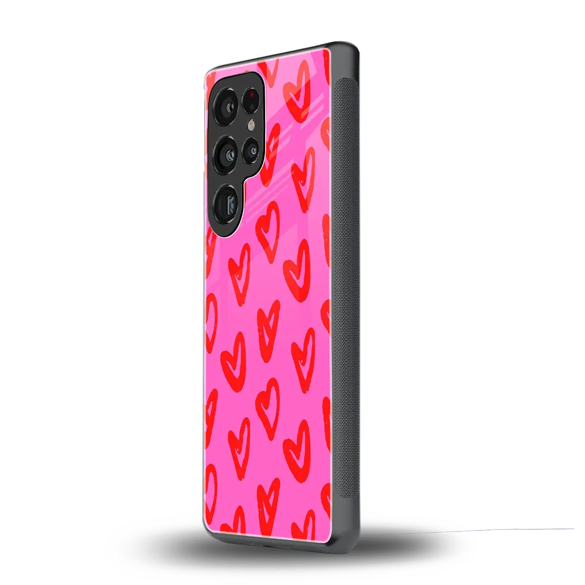 Heart Bloom samsung galaxy s25 ultra mobile cover | shockproof glass phone case