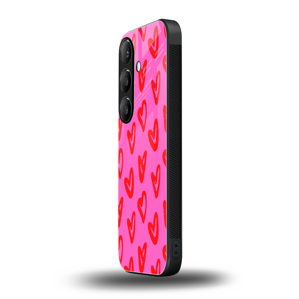 Heart Bloom samsung galaxy s25 plus mobile cover | shockproof glass phone case