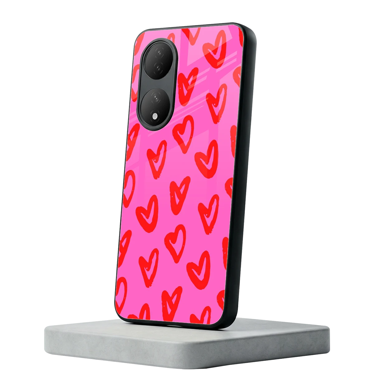 Heart Bloom Vivo-y100 mobile cover | shockproof glass phone case
