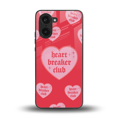 Heart Breaker Club back phone cover | glass case for oneplus nord ce5 5g