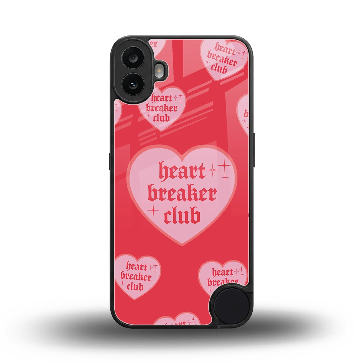 Heart Breaker Club back phone cover | glass case for cmf nothing phone 1