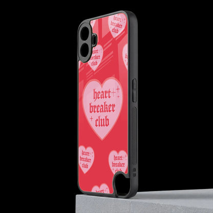 Heart Breaker Club cmf nothing phone 1 mobile cover | shockproof glass phone case