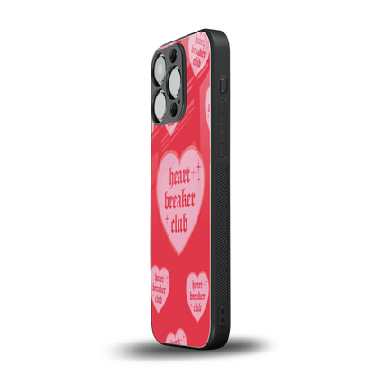 Heart Breaker Club iphone 13 pro mobile cover | shockproof glass phone case