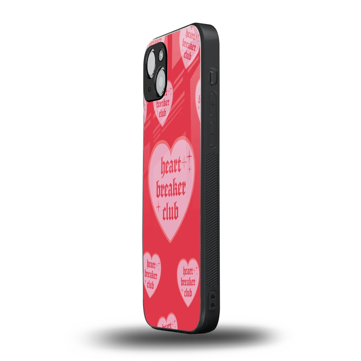 Heart Breaker Club iphone 14 mobile cover | shockproof glass phone case