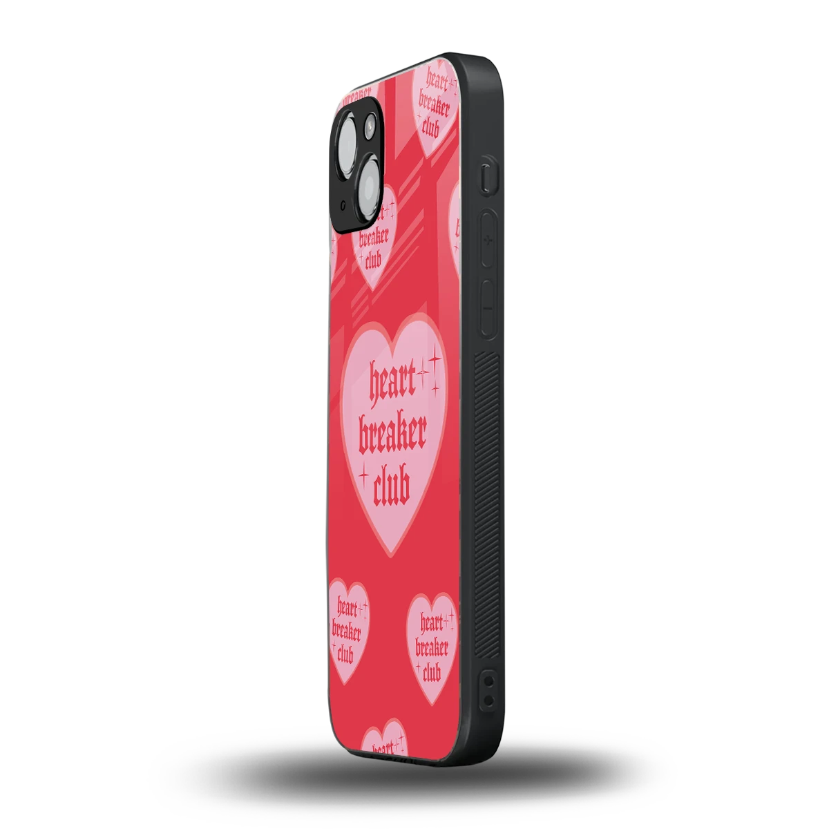 Heart Breaker Club iphone 15 mobile cover | shockproof glass phone case