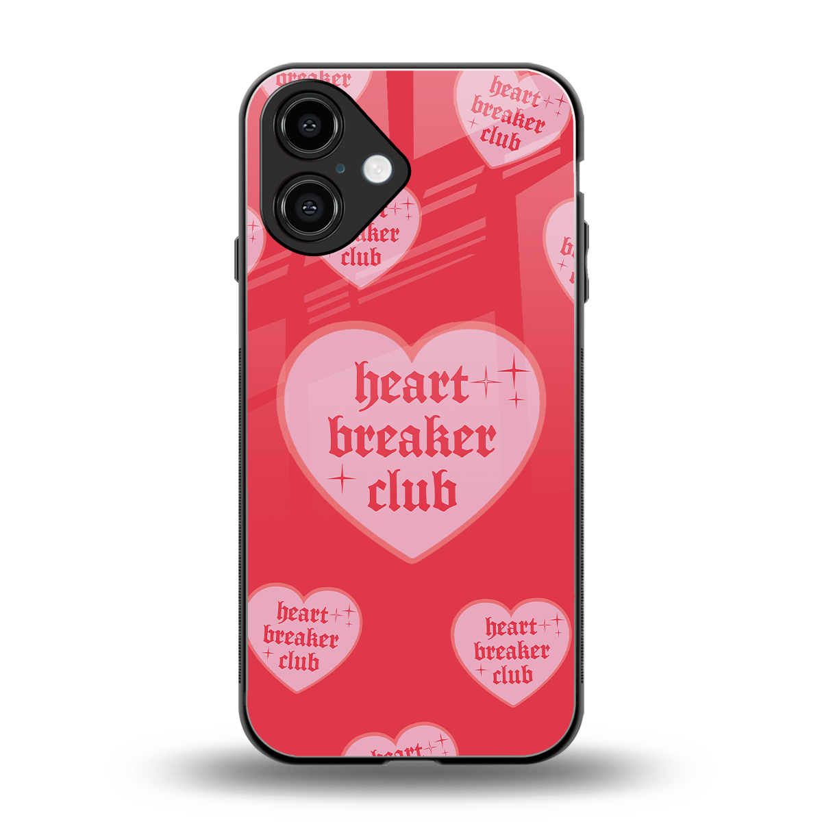 Heart Breaker Club Phone Case for Iphone 16 | Glass Case