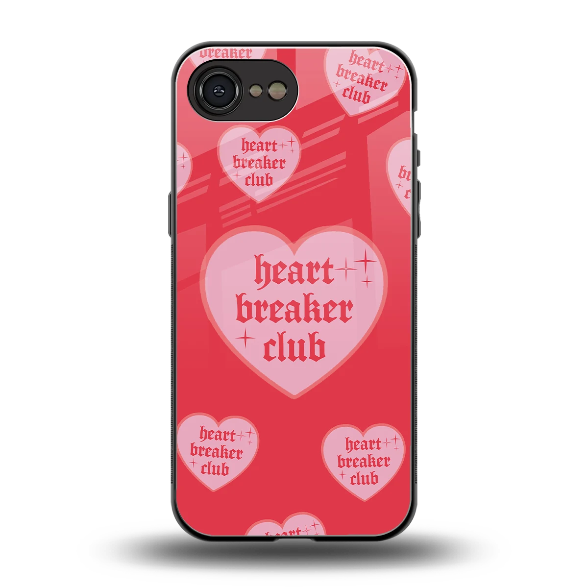 Heart Breaker Club back phone cover | glass case for iphone 17e