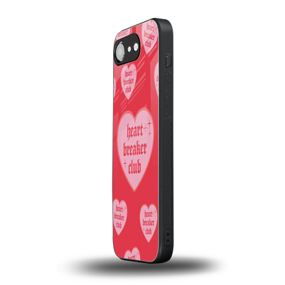Heart Breaker Club iphone 16e mobile cover | shockproof glass phone case