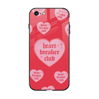 Heart Breaker Club back phone cover | glass case for iphone 6s