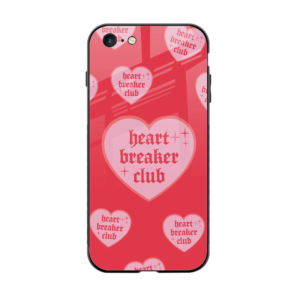 Heart Breaker Club back phone cover | glass case for iphone 6s plus