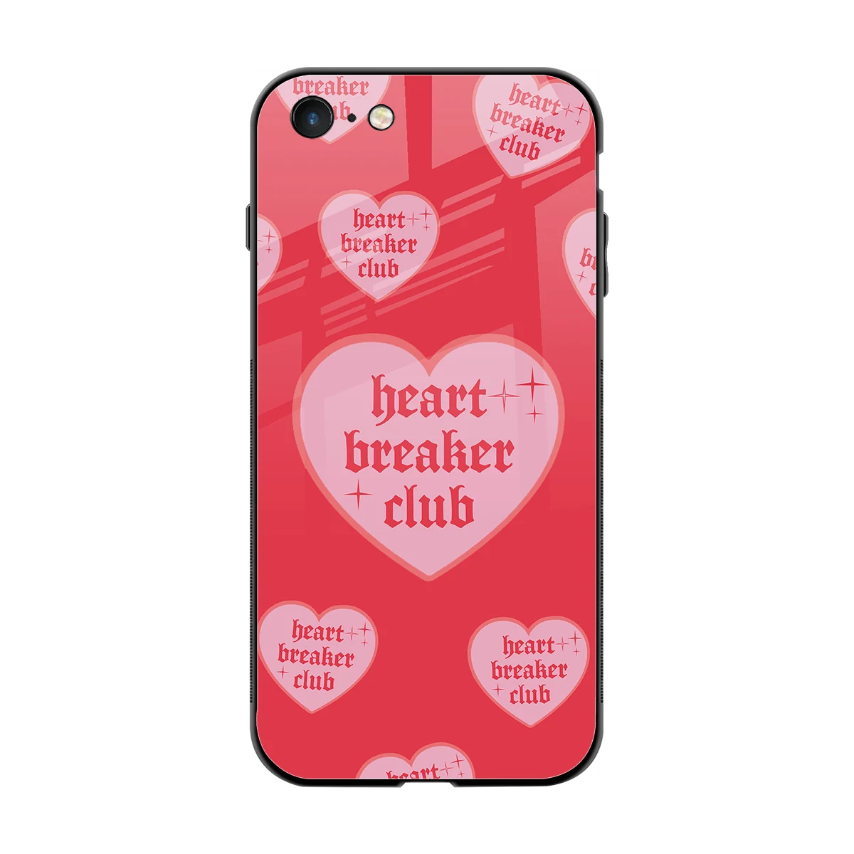 Heart Breaker Club back phone cover | glass case for iphone 7
