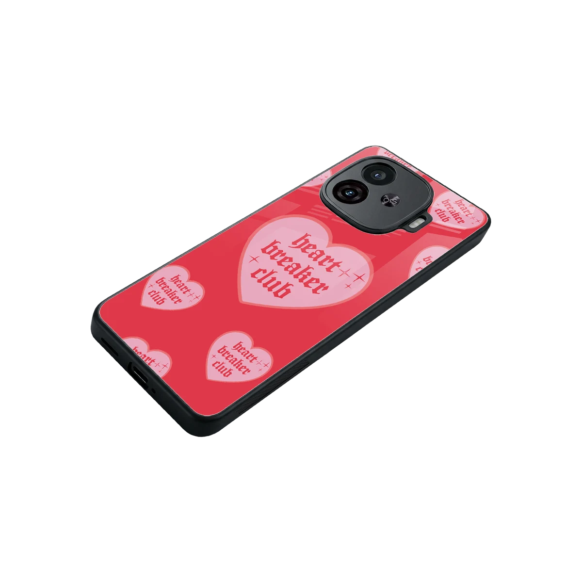 Heart Breaker Club stylish phone case for iqoo neo 10r 5g | glossy glass and slim fit