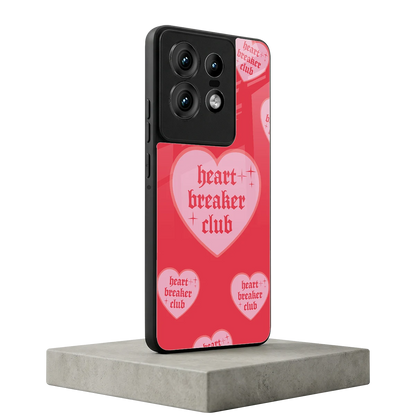 Heart Breaker Club motorola edge 50 pro mobile cover | shockproof glass phone case