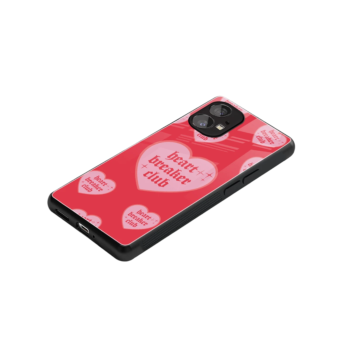 Heart Breaker Club stylish phone case for nothing phone 1 | glossy glass and slim fit