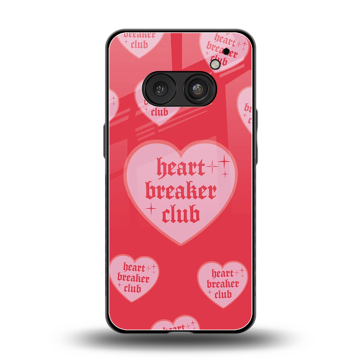 Heart Breaker Club back phone cover | glass case for nothing phone 2a plus
