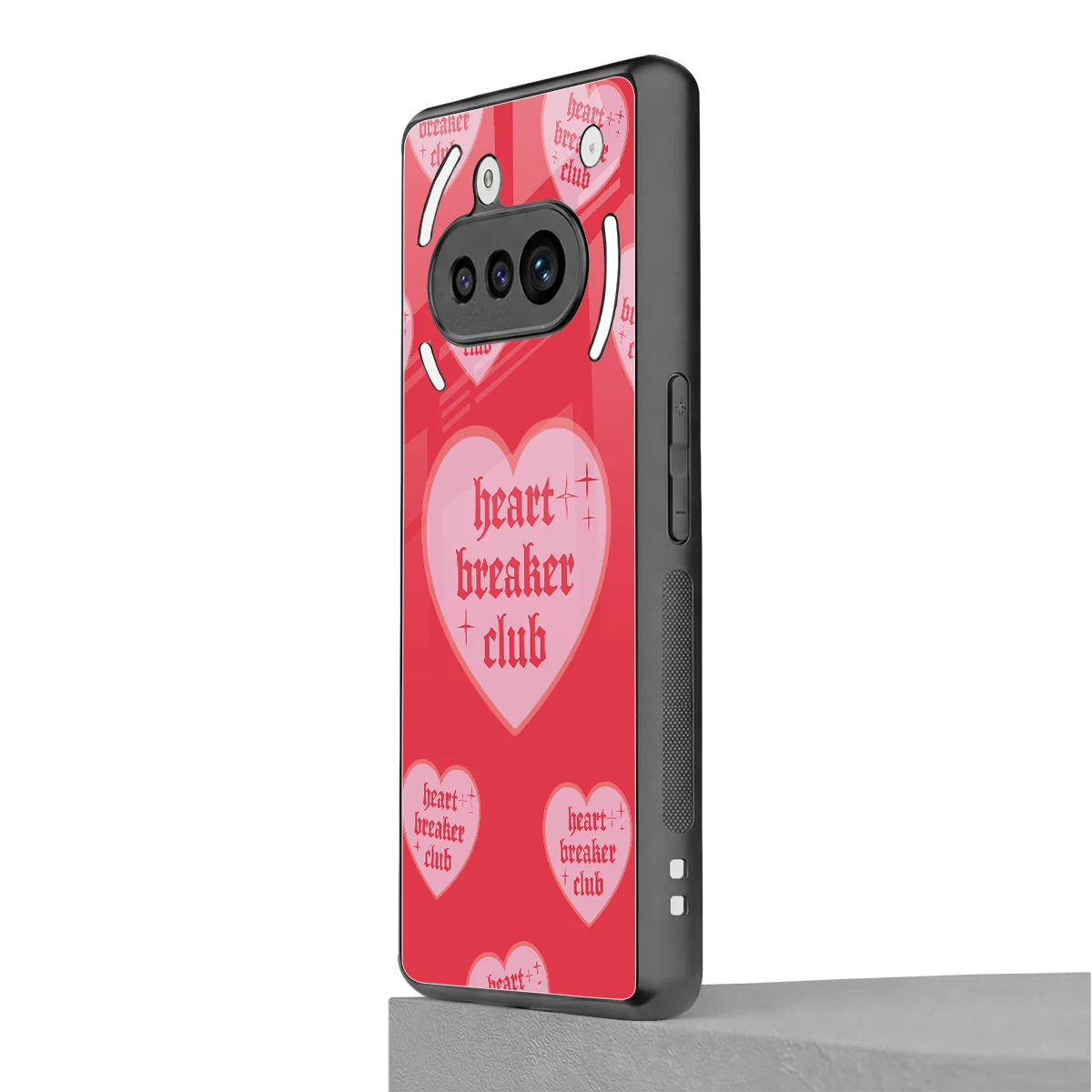 Heart Breaker Club nothing phone 3a mobile cover | shockproof glass phone case