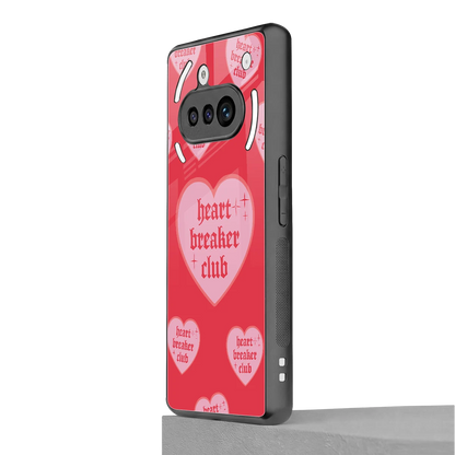 Heart Breaker Club nothing phone 3a mobile cover | shockproof glass phone case