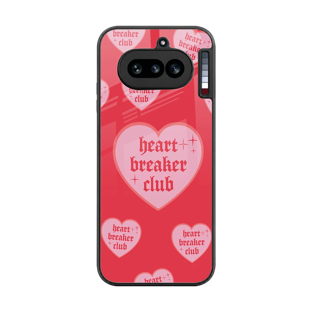 Heart Breaker Club back phone cover | glass case for nothing phone 4a