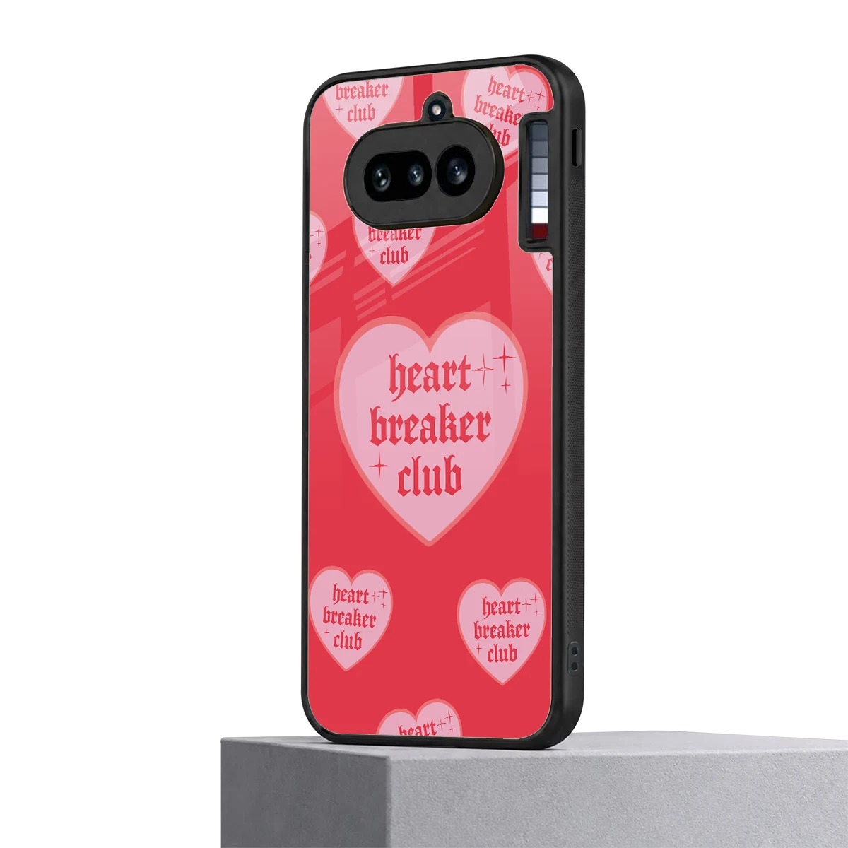 Heart Breaker Club nothing phone 4a mobile cover | shockproof glass phone case